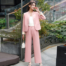 2025年秋季新款气质时尚套装女韩版修身优雅女装通勤潮流两件套
