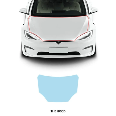 clothing TPU film paint — Car paint protective film - front-cover-tpu-transparent-protective-film-21-24-tesla-models