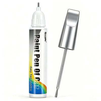 and black, scratch repair paint and | Avtomobil boya qələmləri - 12ml-car-touch-up-paint-pen-universal-silver