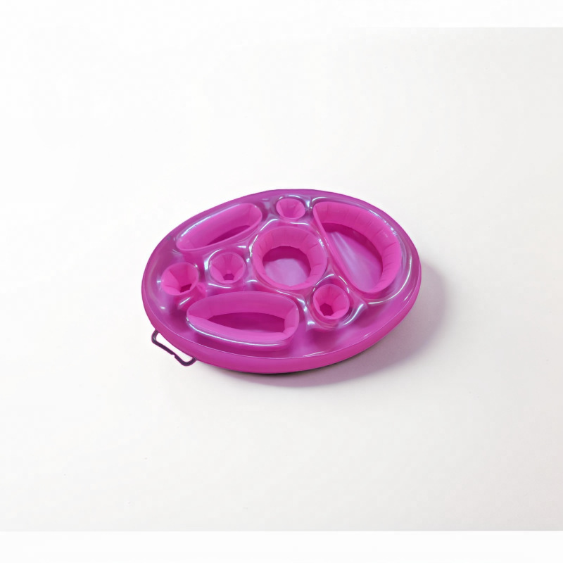 Protección del Medio Ambiente de la fábrica PVC inflable soporte de bebidas asiento poroso teléfono móvil agua inflable cama hielo piscina cena placa