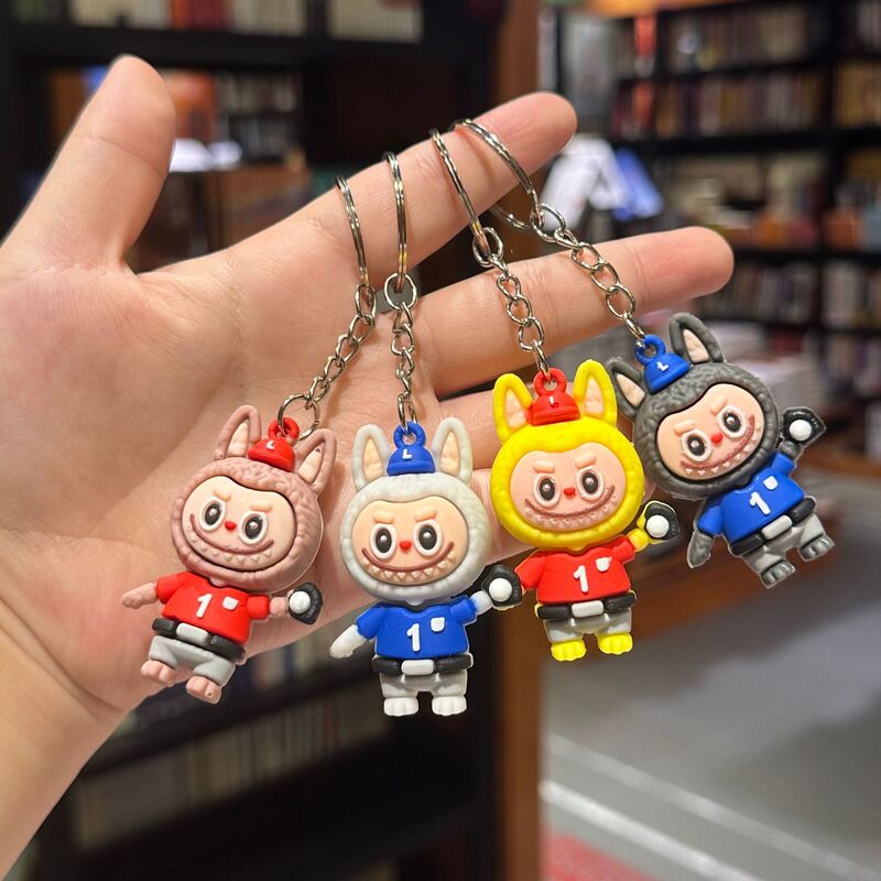 クロスボーダー漫画の出っ歯少年リトルシープキーホルダーかわいいバッグペンダントカップルギフトペンダント車のキー卸売|undefined