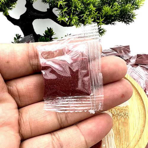 Zhusha powder in bag, tightly packed and not easy to leak, keychain, Five Emperors Coin, copper gourd, Zhusha, special Zhusha