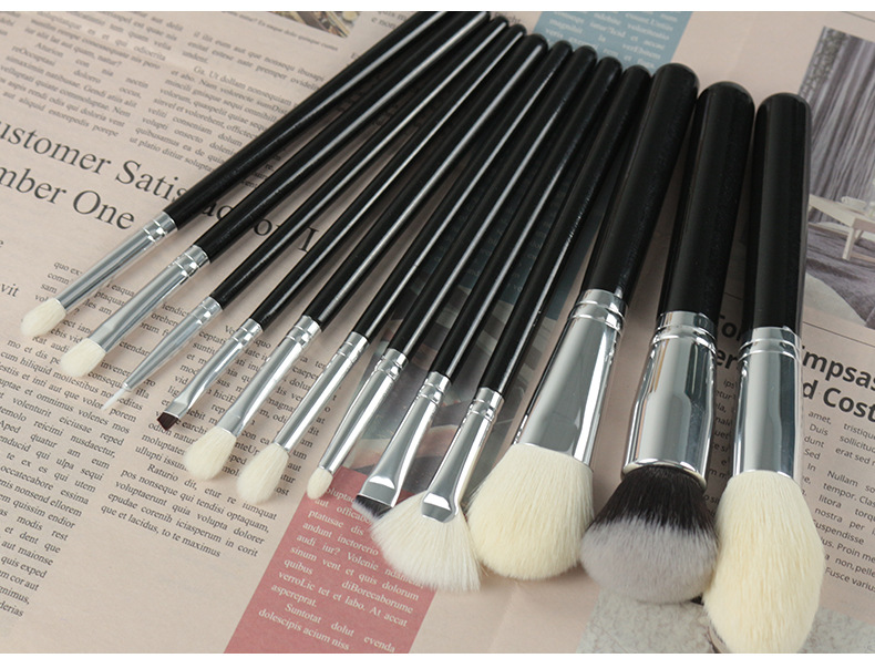 动物毛化妆刷套装