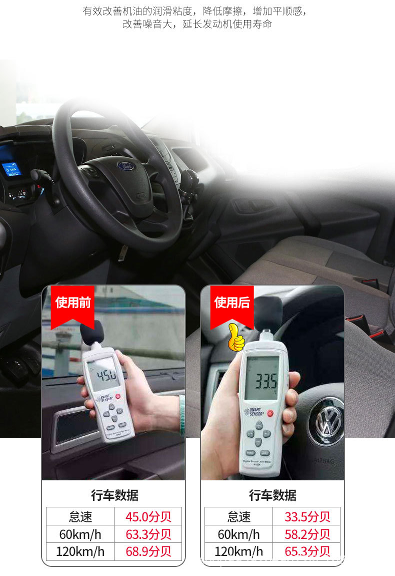 Engine Anti-Wear Repair Additive Noise Reduction Oil Burning Protection