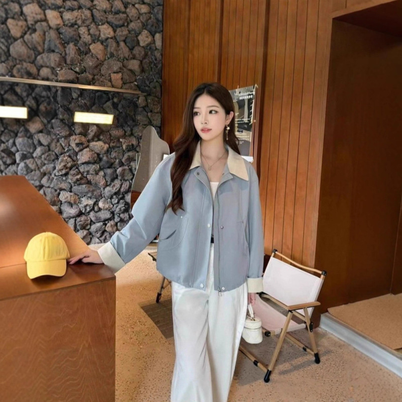 一件代发休闲时尚短外套春秋款新款欧货甜美酷飒今年流行短款外套|undefined