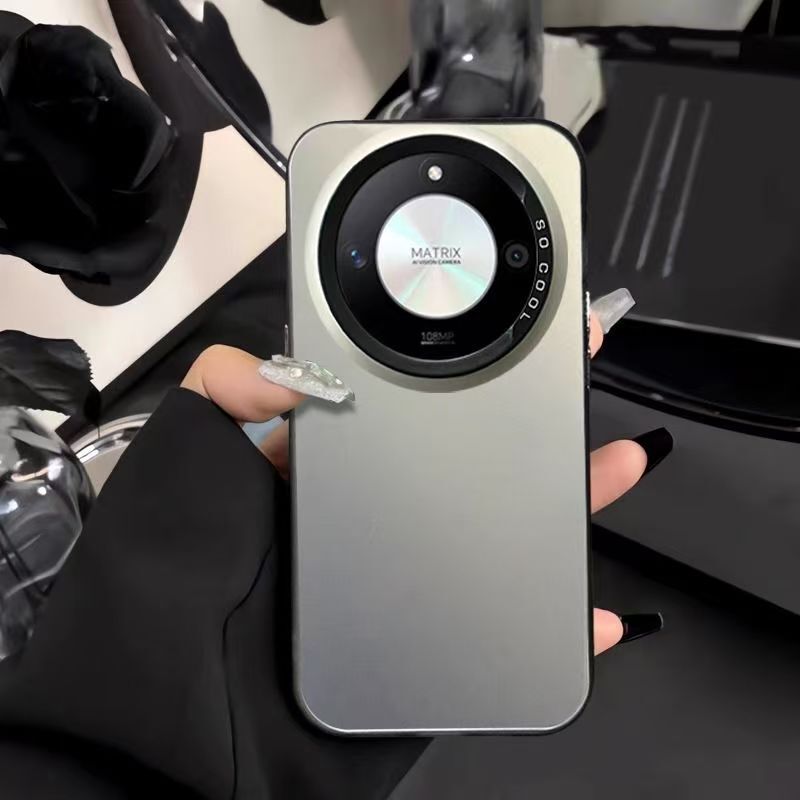 Suitable for Honor X70 Mobile Phone Case, New Double-Layer Color Silver Imd Frosted Anti-Fingerprint Case for Men and Women, High-End Honor Magi