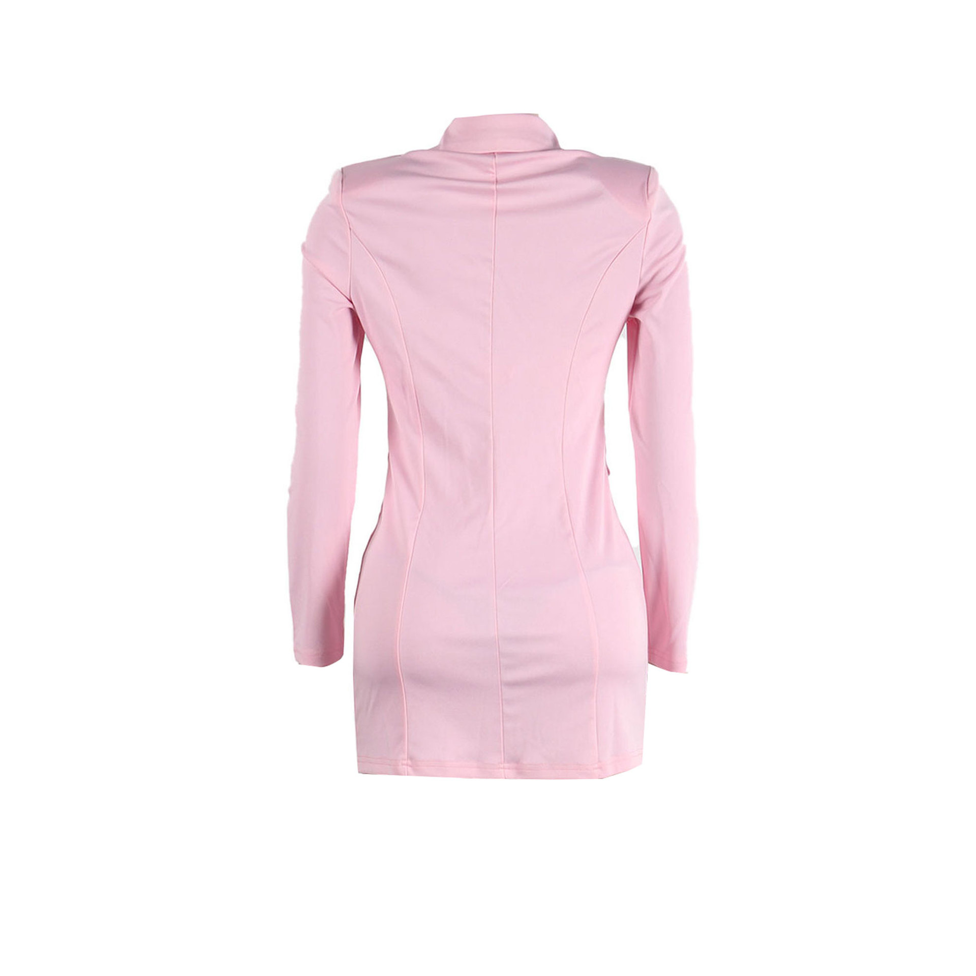 Women's Clothing Slim Fit Two Piece Set Style Sexy Solid Color Bodycon Suit With Rhinestone Heart Shaped Design For Women_voghion.com