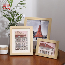 创意轻奢北欧个性相框摆台67810寸A4木质相架简约画框挂墙实木