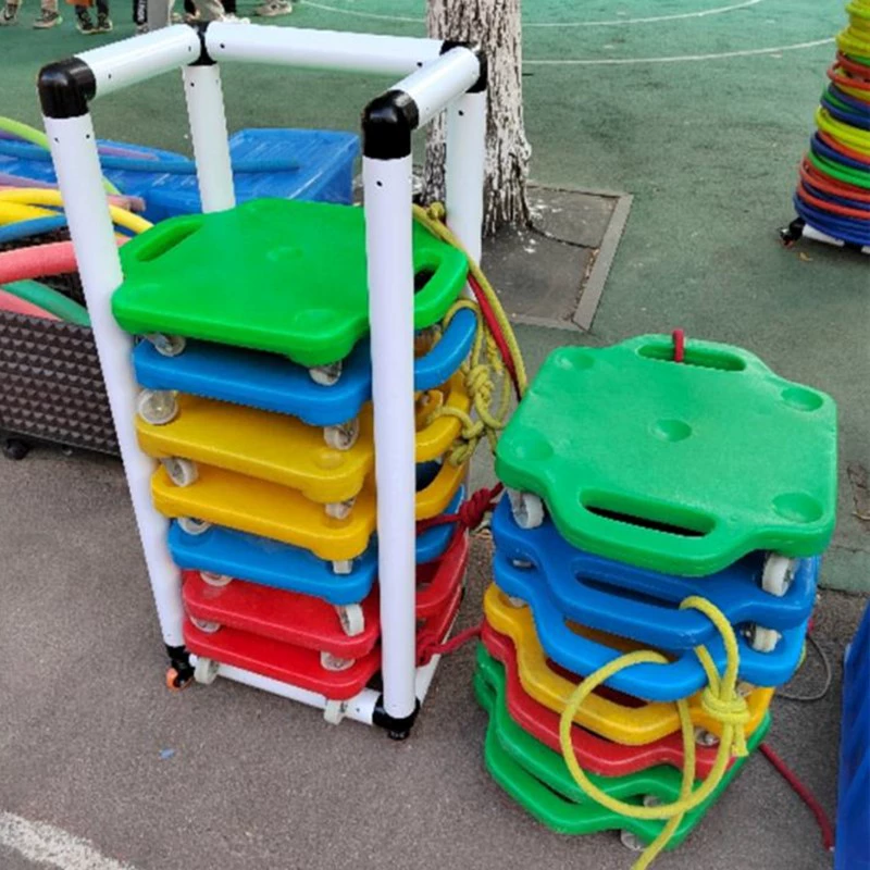 Стеллаж для хранения самокатов в детском саду, рама для балансировочного автомобиля, стеллаж для ходули, стеллаж для игрушек с песком и водой, стеллаж для хранения гимнастического коврика с колесами