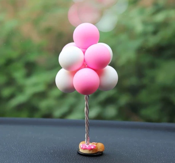 [Area de distribución] adornos de globo de arco colorido montados en automóviles [envío gratuito] arcilla decorativa simple Otros