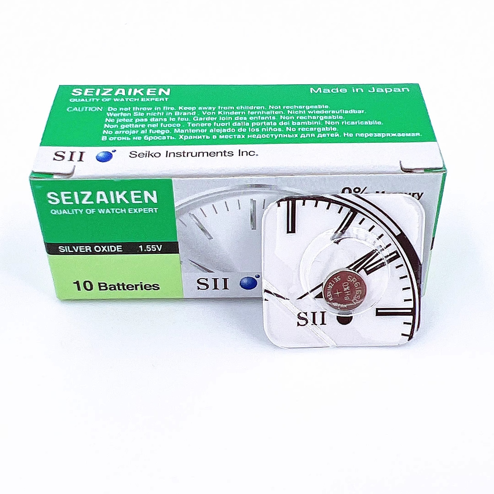 原装正品 SEIZAIKEN 精工 321 SR616SW 纽扣电池 1.55V电子