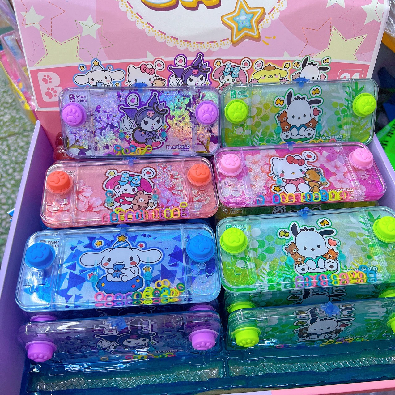 Sanrio, кольца, квадратная игрушка