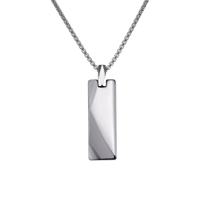 Stylish Tungsten Steel Pendant - Color Variation