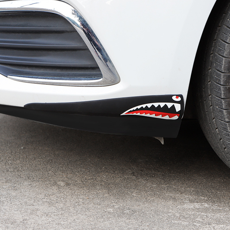 Car front lip surrounding glue bumper carbon fiber anti -collision…