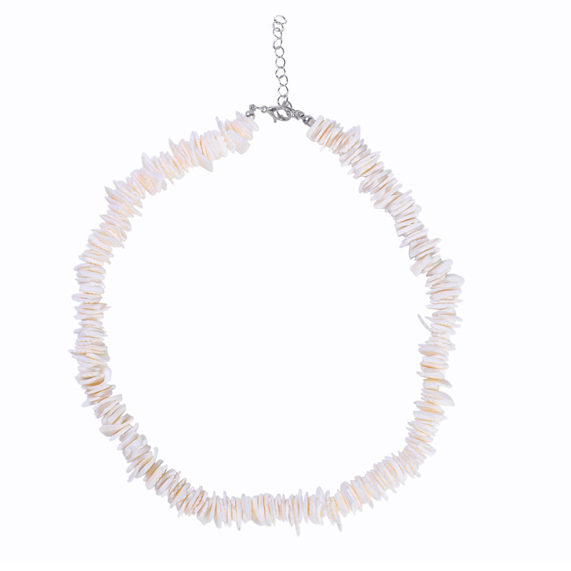 2026 European and American Cross-Border Fashion New Product Shell Necklace Personalized Anklet Bracelet Shell Set Clavicle Chain for Women