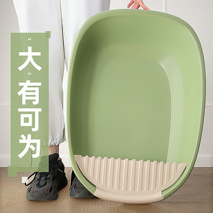Cat Litter Basin Fully Open Cat Toilet Semi-closed Anti-splash Pots Cat Products Special Sand Basin Zhao Zhili