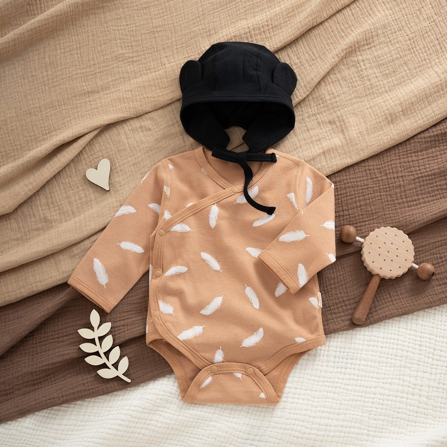 깃털 가방 방귀 세트 2 피스 세트