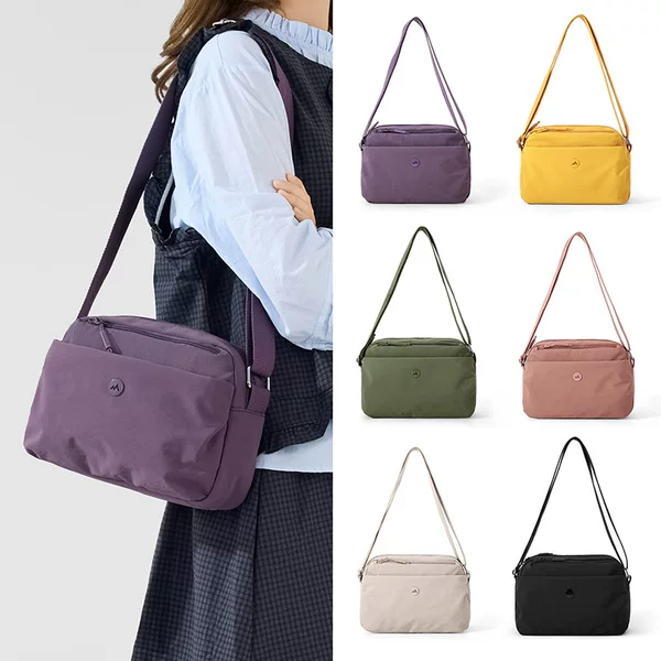 2026 New Korean Style Macaron Nylon Bag, Simple Casual Versatile Shoulder Bag, Trendy Fashion Crossbody Bag for Travel