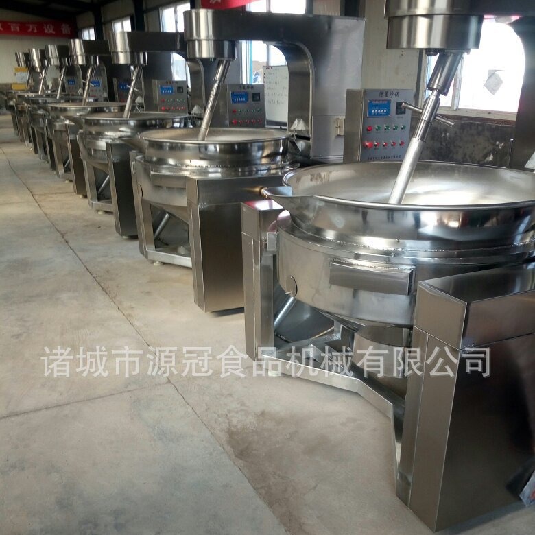 供应全自动辣酱行星搅拌炒锅米粉火锅底料炒锅  翻炒均匀