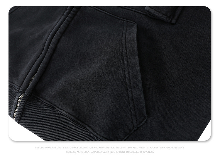Herrenbekleidung Herbst und Winter Neue Modemarke Multi Pocket Zipper Cardigan Kapuzenpullover Jacke_voghion.com