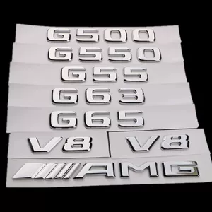 Mercedes-Benz G500 G550 G55 G63 G65 AMG emblemi, V8 yan emblemi