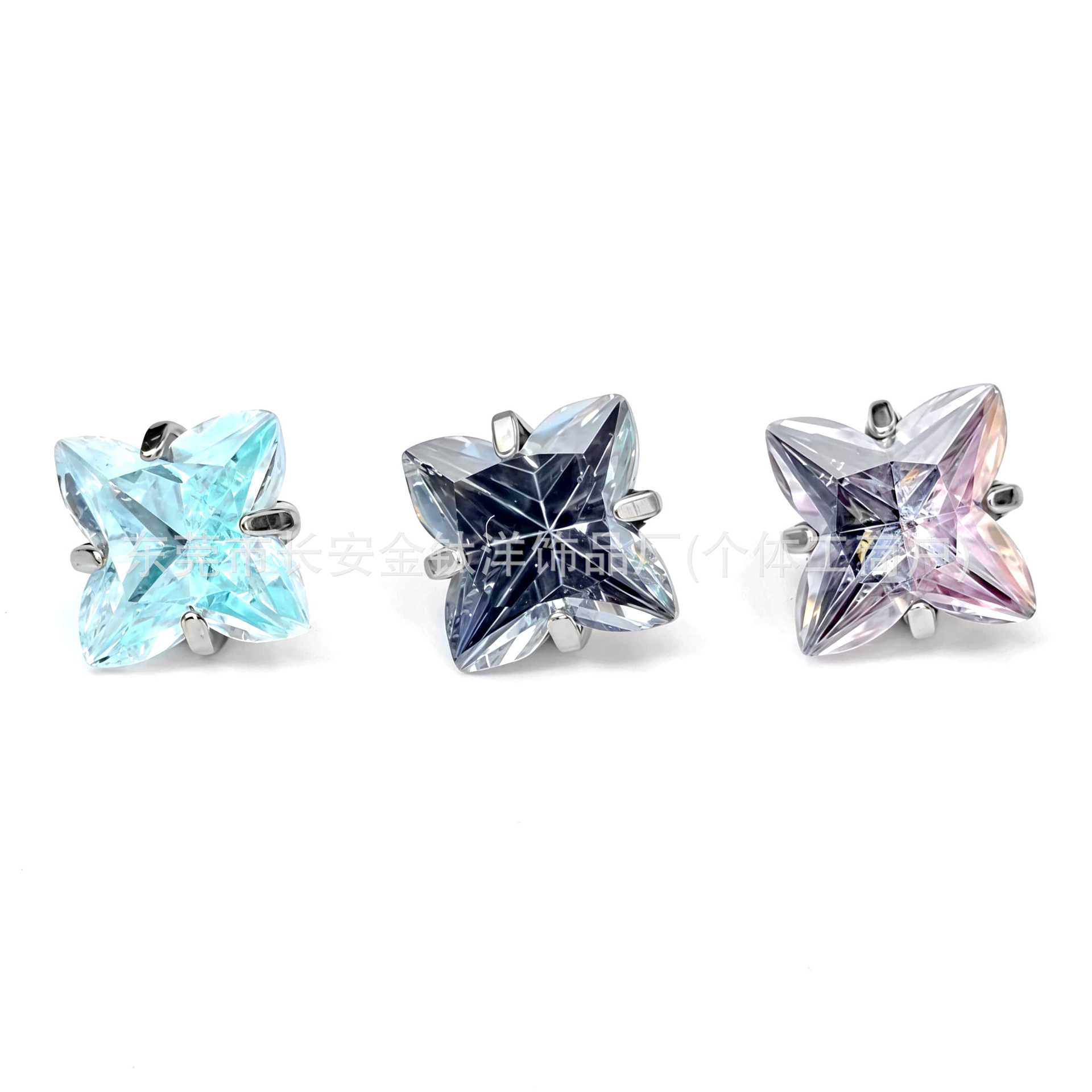 Labret piercing jewelry detail image
