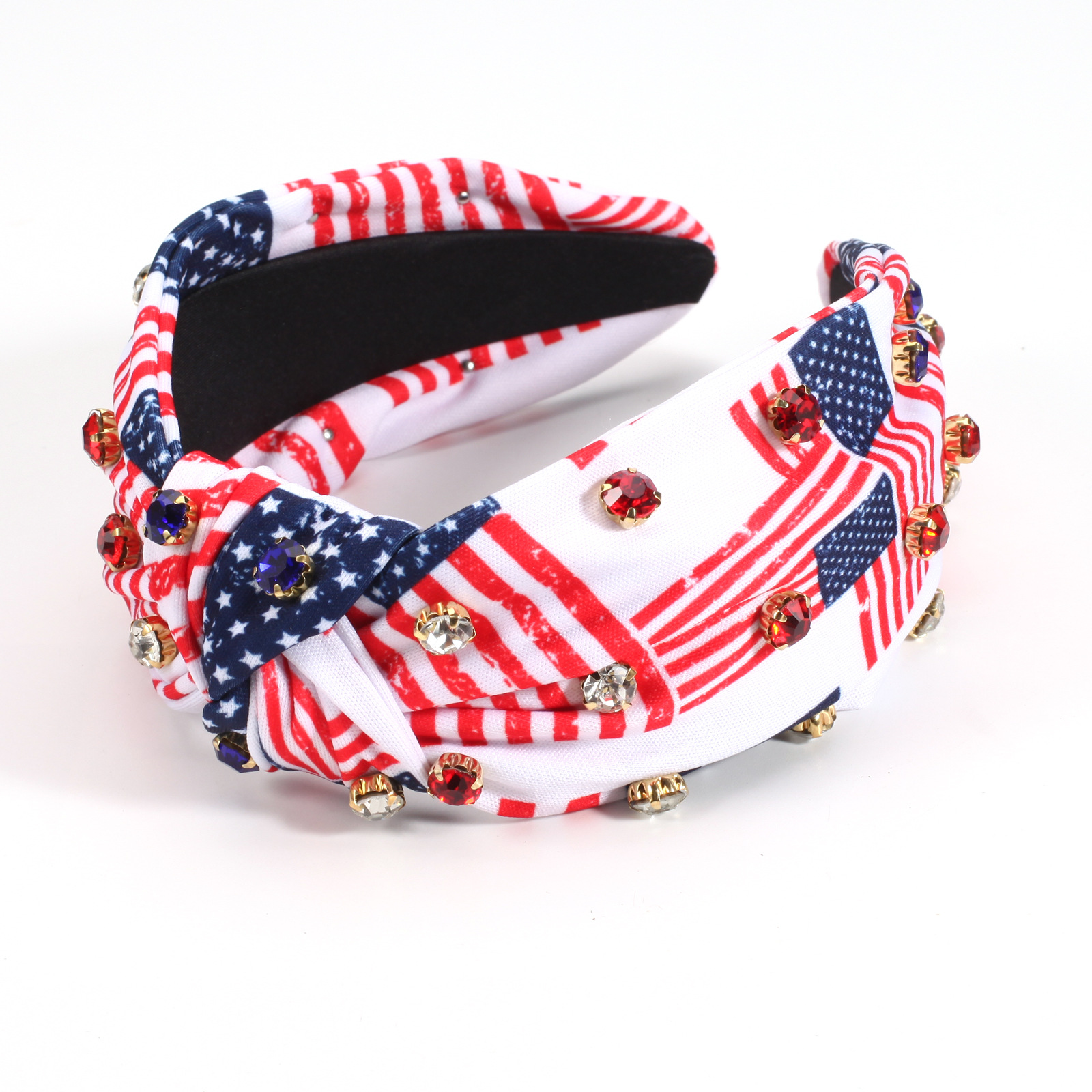 Women's Bohemian Color Block Cloth Printing Hair Band display picture 11