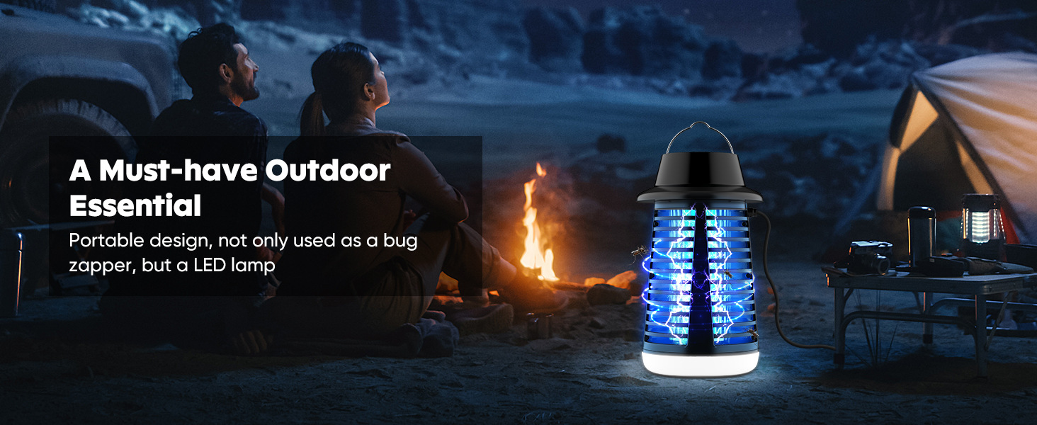 Mosquito Killer Lamp Waterproof Led Bug Zapper For Home Garden_voghion.com