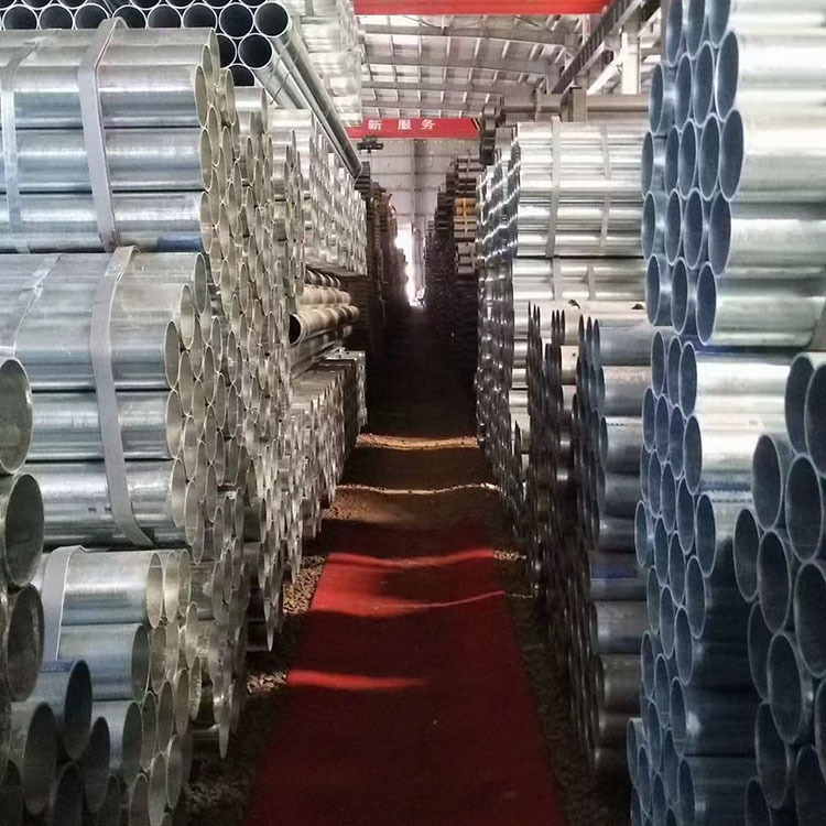 南阳钢材 现货供应热镀锌管天津友发 华岐镀锌钢管量大从优