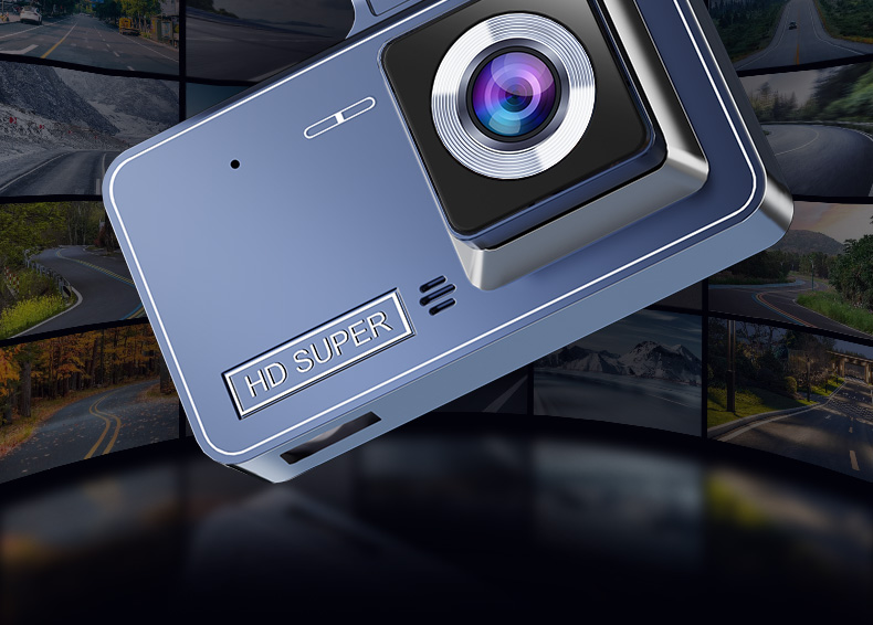 Dash Cam HD Night Vision 360° Panorama 4K Front and Rear Recording