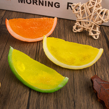 立体假水果模型仿真果冻橙子柠檬道具橘子瓣影视道具模型橱窗展示