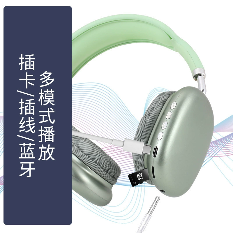 Пауковидный P9 наушники с Bluetooth для мобильного/PC на голове, универсальный бас