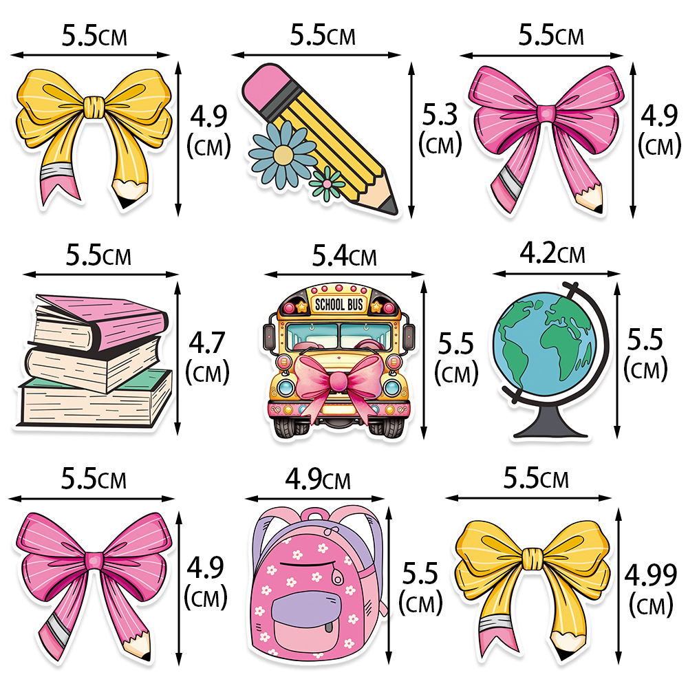 Complemento de decoración de pasteles de temporada escolar de Amazon