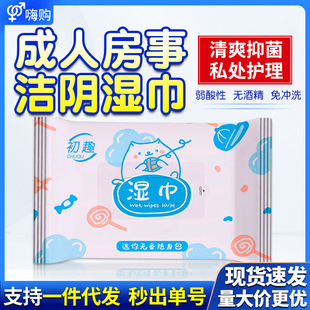 Private Parts Care Cleaning Wet tissue 10 pieces female cleaning, disinfection and antibacterial special post-cleaning hygiene wholesale delivery