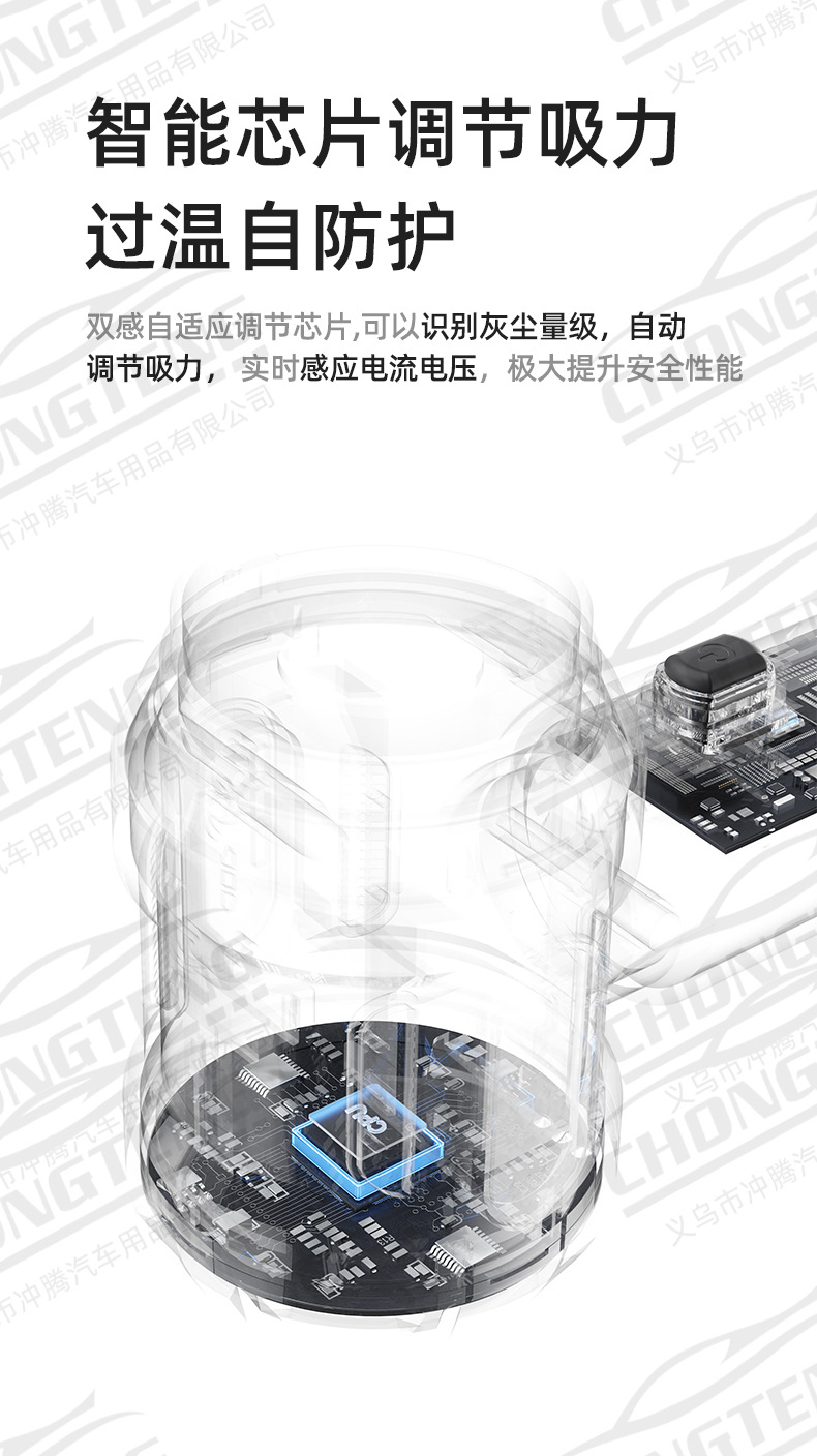 [Premium Selection] Car Vacuum Cleaner Handheld Small Wireless Dual-Use Blowing and Vacuuming Machine with Super Strong Suction for Car and Home Use