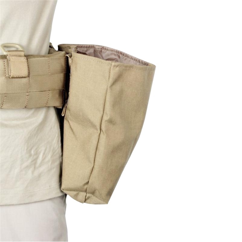 Al Aire Libre táctico plegable bolsa de reciclaje molle accesorios colgante bolsa multifuncional cintura pequeña bolsa de almacenamiento bolsa ventas directas de la fábrica