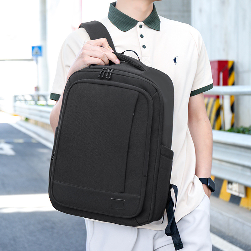 Mochila simple extensible, larga capacidad, barra de tracción, bolsa de viaje corta distancia, mochila de computadora resistente al desgaste, anti-derramamiento