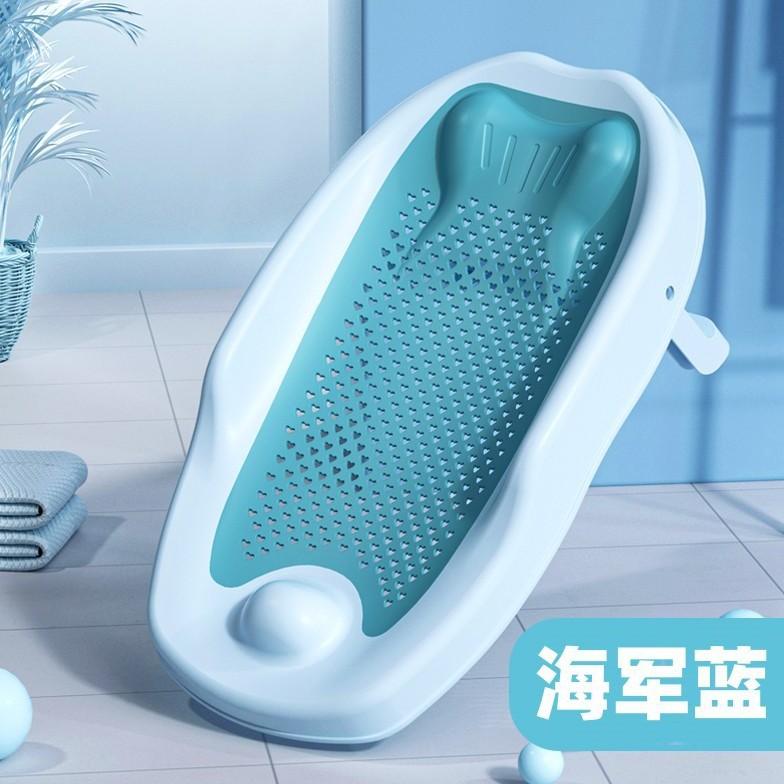 Baño de bebé Estante de baño puede sentarse y acostarse bañera de bebé estera antideslizante recién nacido Red de baño Baño universal artefacto cama de baño titular