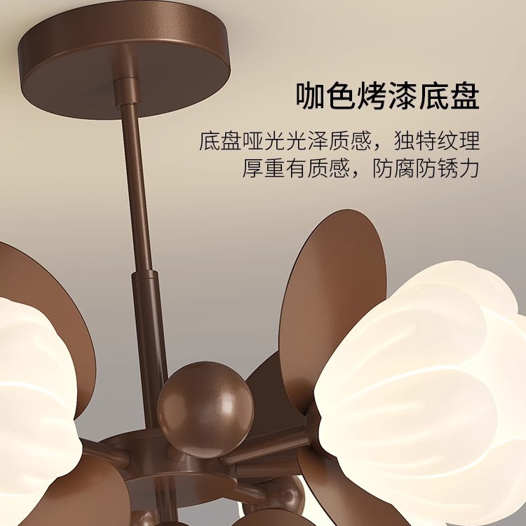 [Wow] Arte creativo minimalista Estilo medio francés 2025 nuevo lirio de los valles flor protección ocular habitación para niños dormitorio