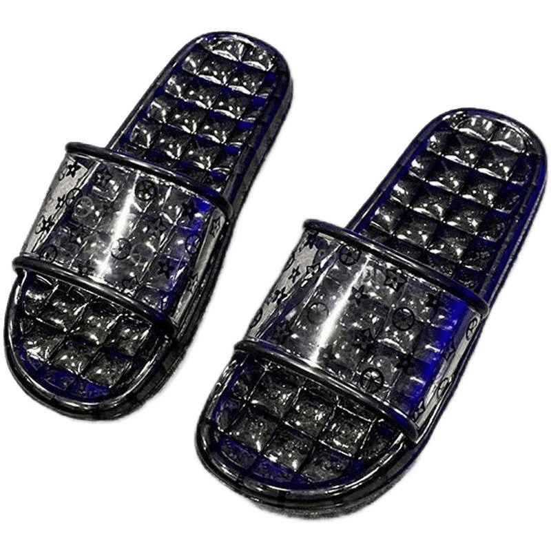 Non-slip beach old-fashioned slippers for bath, for beloved