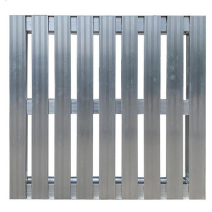 Warehouse-Specific Aluminum Alloy Pallet Workshop Turnover Double-Sided Aluminum Warehouse Moisture-Proof Pad Logistics Magnesium Alloy Metal