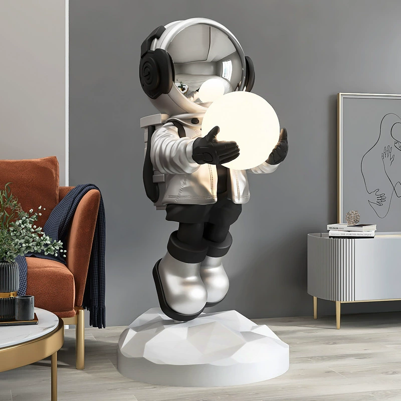 Планетарий для living room? Floor astronaut for living room, lantern for bed, space decorations, Birthday gift