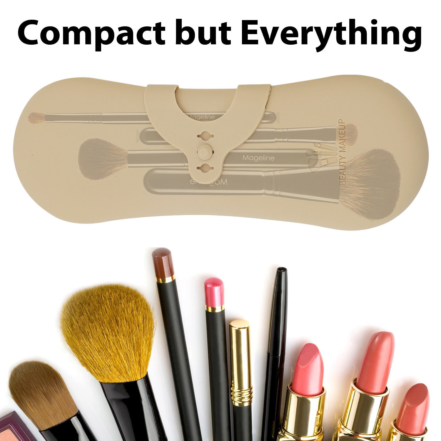 Bolsa de cosméticos de viaje bolsa de cepillo cosmético caja de almacenamiento de gran capacidad Portátil Bolsa de almacenamiento de lápiz de cejas bolsa de almacenamiento de cosméticos de viaje