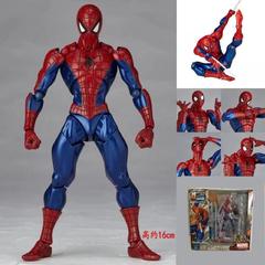 アニメX-MEN海洋堂マーベル山口式スパイダーマン男性ギアフィギュア置物モデルスパイダーマンフィギュア
