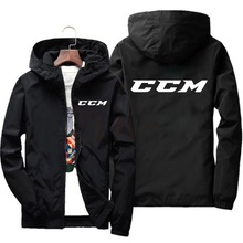 CCM春季新款男士轰炸机拉链夹克男士休闲街头服装嘻哈修身飞行员