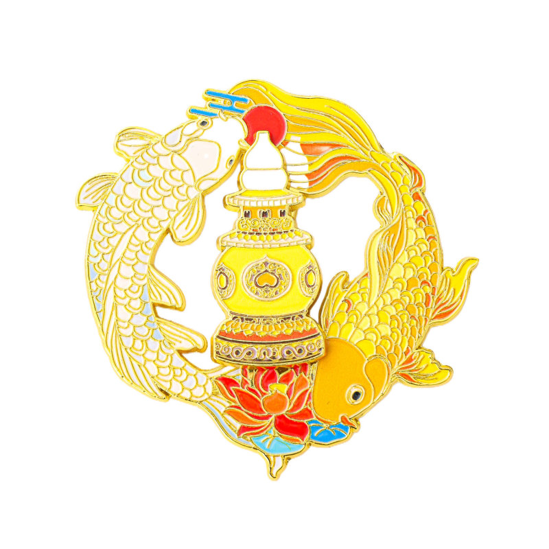 杭州文创冰箱贴金属国潮西湖三潭印月旅游景区纪念品送礼现货批发|undefined