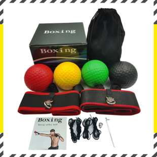 Cross-border home head-mounted boxing fight speed reaction training ball boxing reflex elastic ball fitness equipment