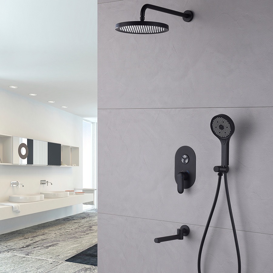 Household concealed multi-functional ceiling shower, concealed hotel project, constant temperature adjustable shower, concealed shower head set undefined
