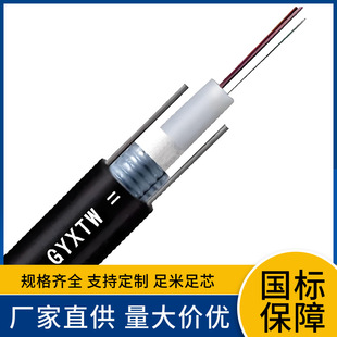 GYXTW4/6/8/12/24/48/96/144 Core Optical Cable Center Bundle Tube Single Mode Light Armored Outdoor Optical Cable