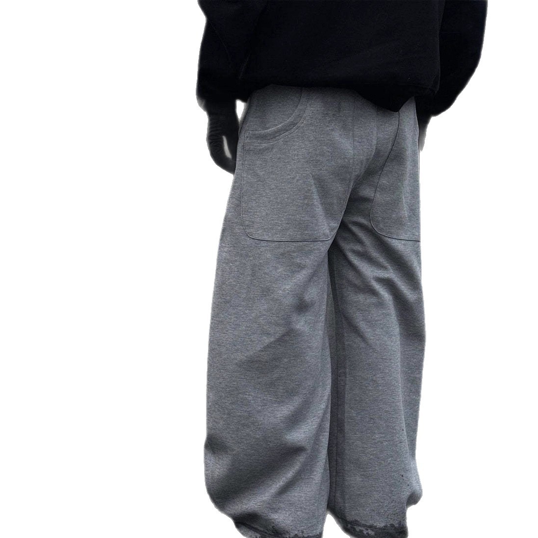 Men's And Women's Relaxed Casual Straight Leg Sports Pants American Style Autumn Sweatpants Loose Fit_viptrois.com